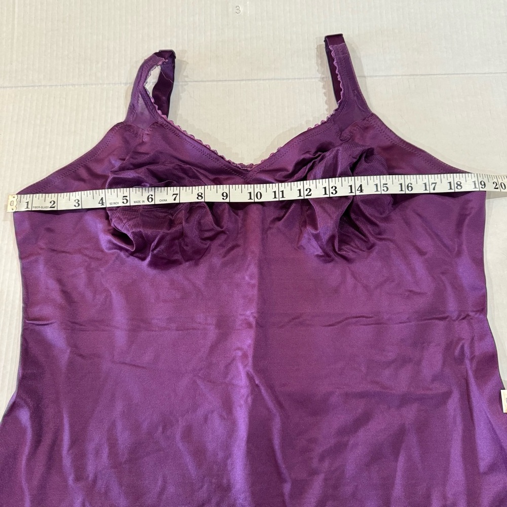 Purple Satin Camisole Top